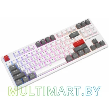 Клавиатура Royal Kludge RK-R87 RGB (белый, RK Blue) картинка 4
